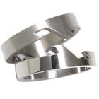 Puzzle Ring aus Edelstahl | Mechanisches Interlocking Statement-Schmuckst&uuml;ck