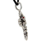 Anh&auml;nger aus 925 Sterling Silber, Kreuz und Schlange