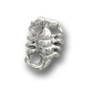 Schraubaufsatz für Labret oder Barbell Hantel Skorpion