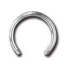 Hufeisen Piercing ohne Kugeln in 1.0 bis 1.6mm St&auml;rke