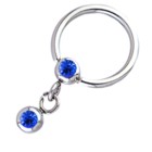 BCR mit Glitzerkugeln zum klemmen