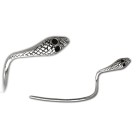 316L Chirurgenstahl Augenbrauen-Piercing, Schlangenkopf rechts