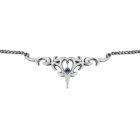 Bauchkette Back Belly Chain aus 925 Sterling Silber, aufwendiges Motiv