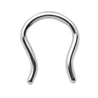 Septum Retainer aus Stahl 1.6x10.5x17.1mm