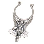 Breast clip made of 925 sterling silver with a sexy angel