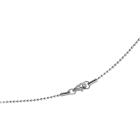 Stahlkugelkette 50cm mit 1.6mm Kugeln und Karabinerverschlu&szlig;