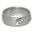 Ring aus Edelstahl mit ausgefrästem Motiv 25