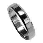 Ring aus Wolfram mit abgeflachten R&auml;ndern