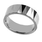 Ring aus Wolfram mit Spitzendesign